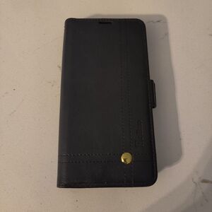 Black Leather Phone Case